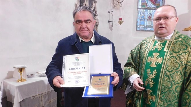 Vladimir Mihaljević svečano obilježio 25. godina službe kantora u Župi Nedelišće